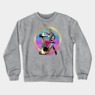 Dance Forever (abstract couple gold ring) Crewneck Sweatshirt